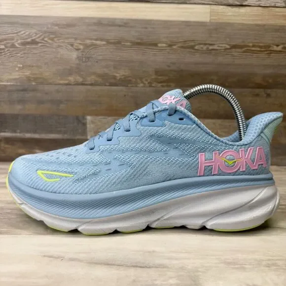 Hoka One One Clifton 9 Women's Size 8.5B Pink Running Shoes Sneakers 1127896DNK - Picture 4 of 10